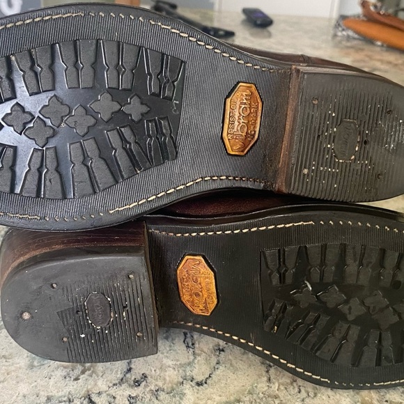 Panhandle Slim by Sanders Men's Western Boots
9.5E | Brown Leather Cowboy Boots - Picture 7 of 10